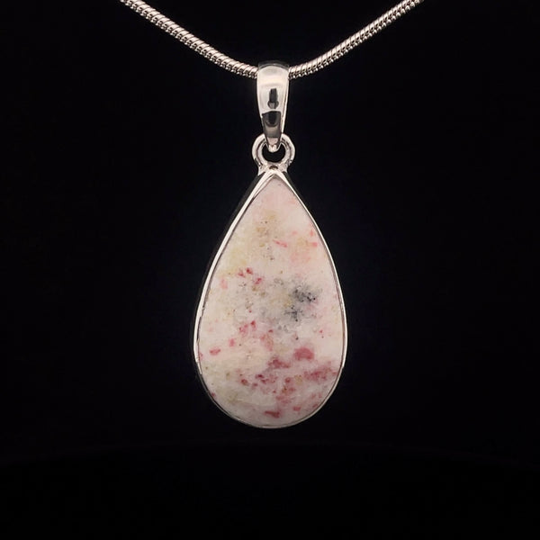 Sterling Silver Cinnabar Pendant