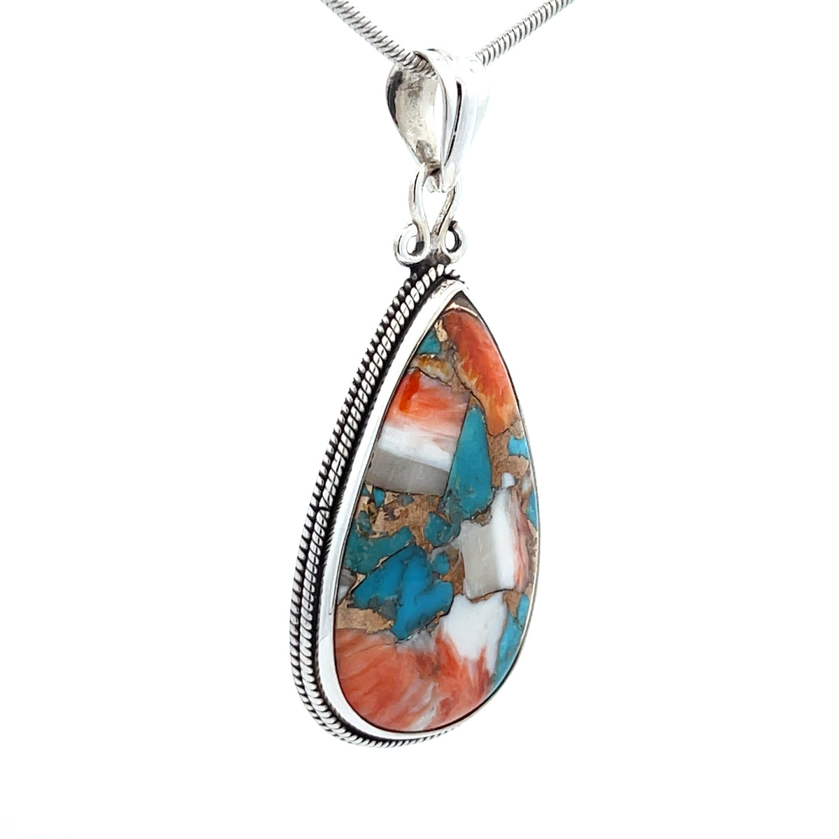 Sterling Silver Spiny Oyster Pendant