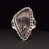 Sterling Silver Tourmalated Quartz Ring Size 8