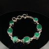 Sterling Silver Emerald Bracelet
