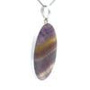 Sterling Silver Rainbow Fluorite Pendant