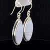 Sterling Silver Blue Lace Agate Earrings