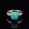 Sterling Silver Kingman Turquoise Ring Size 11