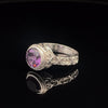 Sterling Silver Amethyst Ring Size 7