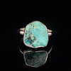Sterling Silver Raw Turquoise Ring Size 8