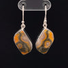 Sterling Silver Bumble Bee Jasper Earrings