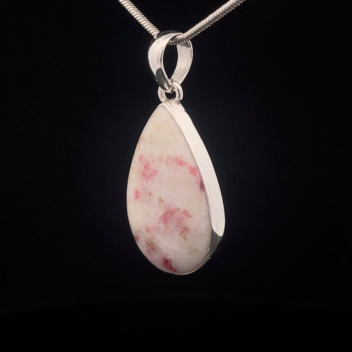 Sterling Silver Cinnabar Pendant