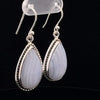 Sterling Silver Blue Lace Agate Earrings