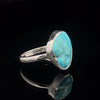Sterling Silver Raw Turquoise Ring Size 7