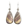 Sterling Silver Rainbow Fluorite Earrings