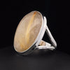 Sterling Silver Rutilated Quartz Ring Size 8
