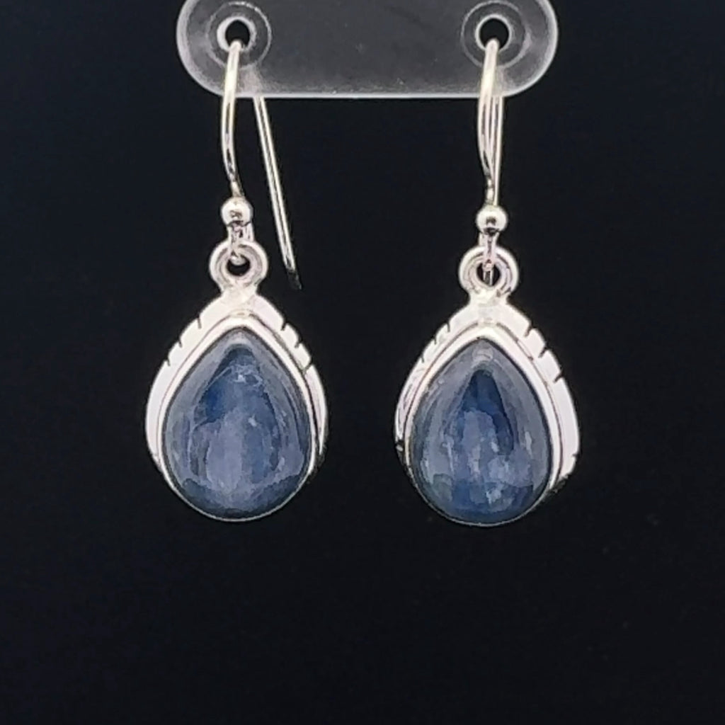 Sterling Silver Kyanite Earrings