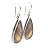 Sterling Silver Rainbow Fluorite Earrings