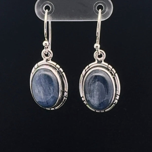 Sterling Silver Kyanite Earrings