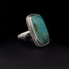 Sterling Silver Kingman Turquoise Ring Size 7