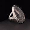 Sterling Silver Tourmalated Quartz Ring Size 7
