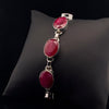 Sterling Silver Ruby Bracelet