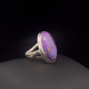 Sterling Silver Copper Purple Turquoise Ring Size 7