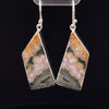 Sterling Silver Ocean Jasper Earrings