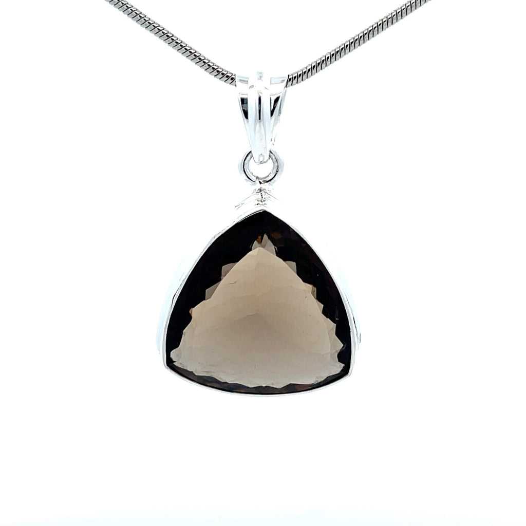 Sterling Silver Smoky Quartz Pendant