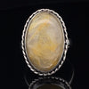 Sterling Silver Rutilated Quartz Ring Size 11