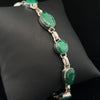 Sterling Silver Emerald Bracelet