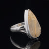 Sterling Silver Rutilated Quartz Ring Size 8