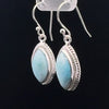 Sterling Silver Larimar Earrings