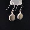 Sterling Silver Gold Obsidian Earrings