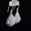 Sterling Silver Blue Lace Agate Earrings