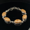 Sterling Silver Wildhorse Picture Jasper Bracelet