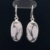 Sterling Silver Howlite Earrings