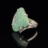 Sterling Silver Emerald Ring Size 7