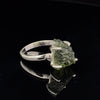 Sterling Silver Moldavite Ring Size 7