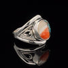 Sterling Silver Spiny Oyster Ring Size 8