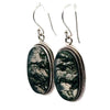 Sterling Silver Moss Agate Earrings