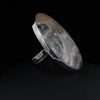 Sterling Silver Large Ocean Jasper Ring Adjustable