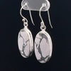 Sterling Silver Howlite Earrings