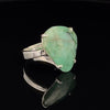 Sterling Silver Emerald Ring Size 7