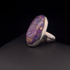 Sterling Silver Copper Purple Turquoise Ring Size 7