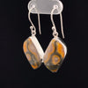 Sterling Silver Bumble Bee Jasper Earrings