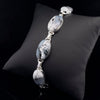 Sterling Silver Dendritic Opal Bracelet