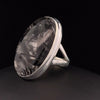 Sterling Silver Tourmalated Quartz Ring Size 7