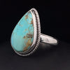 Sterling Silver Kingman Turquoise Ring Size 9.5
