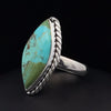 Sterling Silver Kingman Turquoise Ring Size 5.5