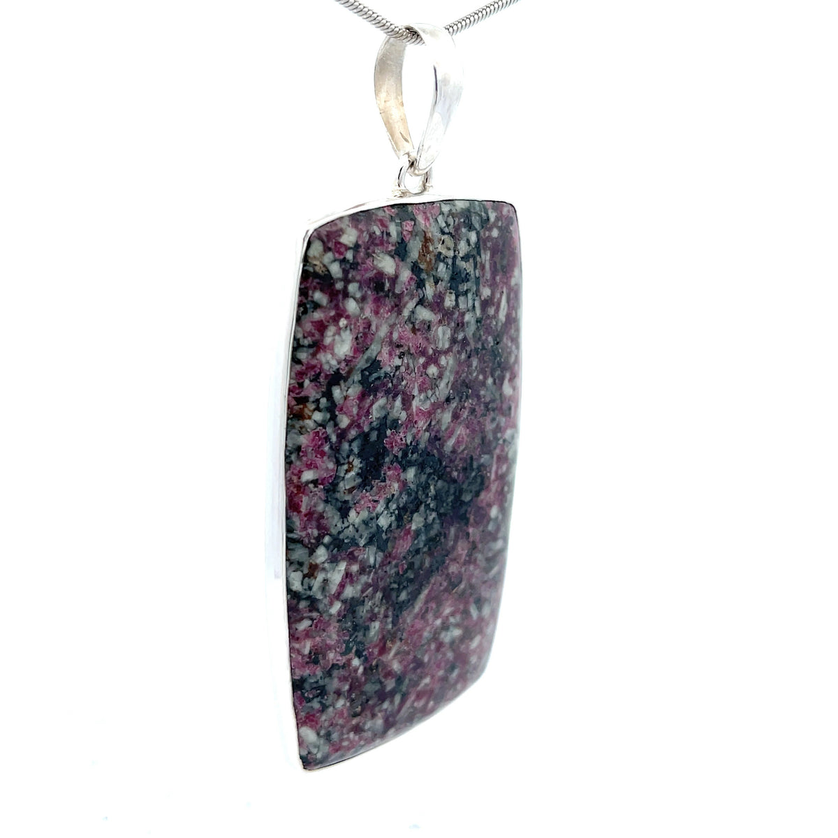 Sterling Silver Eudialyte Pendant