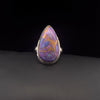 Sterling Silver Copper Purple Turquoise Ring Size 7