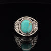 Sterling Silver Kingman Turquoise Ring Size 7