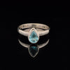 Sterling Silver Swiss Topaz Ring Size 9