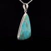 Sterling Silver Turquoise with Silver Inclusions Pendant